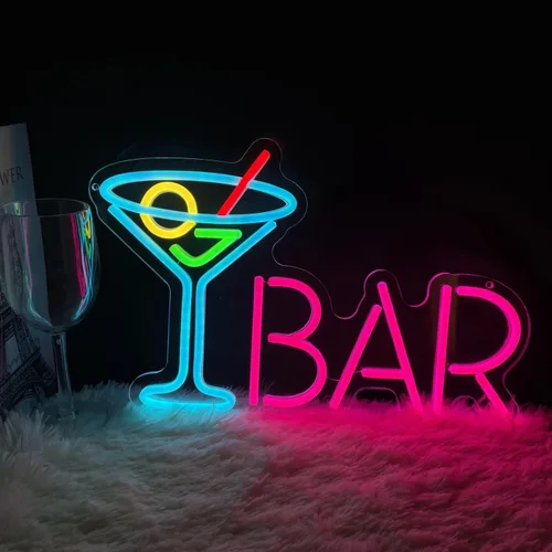 Miniatura 13 de Letrero de neón para decoración de pared, letrero de neón LED de cerveza para hombre, cueva de hombre, letrero de neón con luz de neón para bar
