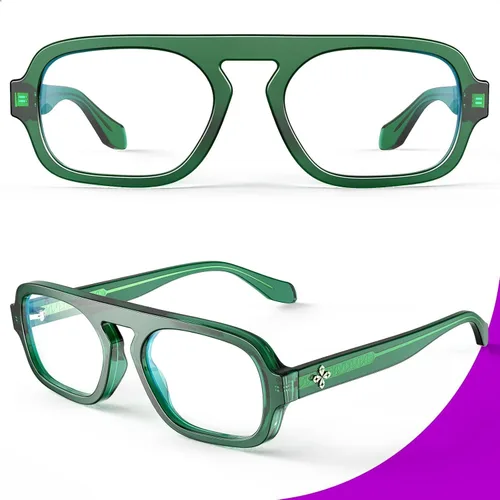 Miniatura 4 de VISOONE JANE - Lentes de bloqueo de luz azul cuadrados con diseño cuadrado y antirreflejos, antirreflejos, para mujeres y hombres