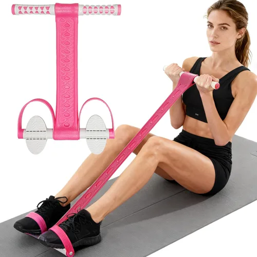 Miniatura 7 de DEFUNX Foot Pedal Resistance Band with Handle Multifunction Tension Rope for Women Exercise Fitness Workout Stirrup Puller