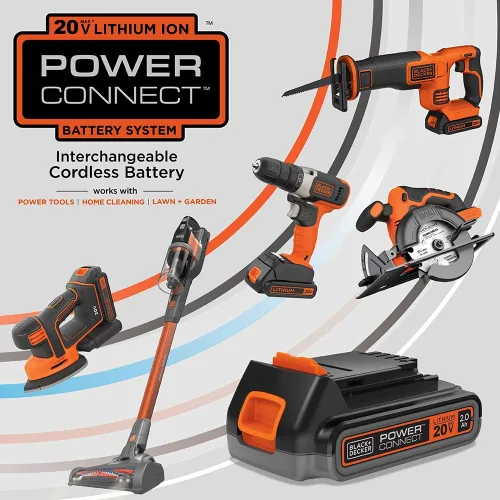 Miniatura 6 de BLACK+DECKER 20V MAX Taladro/desarmador inalámbrico con batería y cargador, luz de trabajo LED (LDX220C)