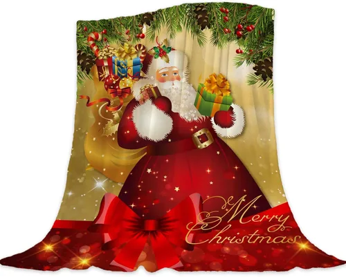 Miniatura 8 de Manta de Navidad para bebé, manta pequeña de Navidad a cuadros rojos, manta de Navidad para invierno, para mascotas, manta para envolver cuna
