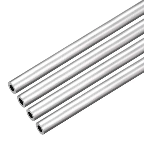 Miniatura 12 de uxcell 4 unids 6063 tubo recto redondo de aluminio sin costura 1 pies longitud 0.0975 pulgadas ID 0.39 pulgadas OD