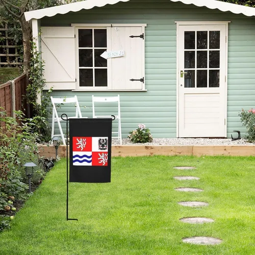 Miniatura 3 de POOEDSO Flag Map of Central Bohemian Region Garden Flags 12x18Inch Double Sided Outdoor Yard Decoration Garden Flag For Patio Lawn Home Welcome Flags