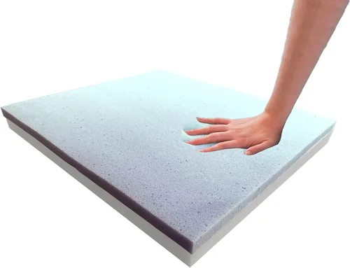 Miniatura 24 de Foamma Paquete de 6 almohadillas de espuma para tapicería de alta densidad de 2 x 20 x 20 pulgadas, repuesto de cojín de sofá, espuma de silla