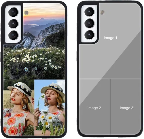 Miniatura 548 de Funda de teléfono personalizada para Samsung Galaxy S22+ / S22 Plus 5G, funda de TPU suave de vidrio templado antiarañazos personalizada con foto