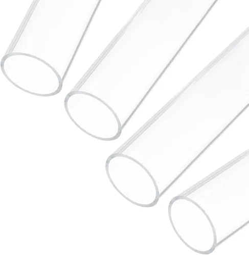 Miniatura 31 de MECCANIXITY Tubo Redondo Rígido Transparente de Acrílico 6mm (1/4") ID 8mm (5/16") OD 356mm para Lámparas y Linternas, Sistema de Refrigeración por