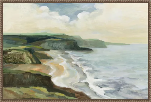 Miniatura 14 de Amanti Art Lienzo enmarcado para pared, 16 x 23 pulgadas, Costa irlandesa de Silvia Vassileva, lienzo enmarcado para pared, obras de arte