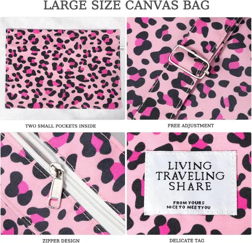 Miniatura 10 de Bolsa de lona con diseño de bolsillo externo, aspecto elegante, correa de hombro ajustable