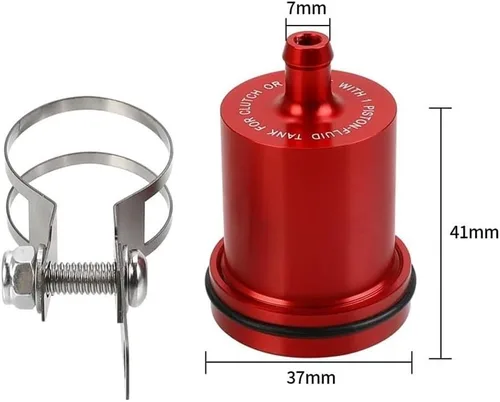 Miniatura 6 de CNC aleación motocicleta freno embrague tanque cilindro líquido depósito de aceite taza para Y&amaha XT660 YZFR7 Xj600 Fz25 YZF-R1 YZF R15 V3 R6