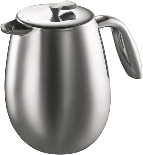 Miniatura 10 de Cafetera de prensa térmica Columbia para tazas de 6 oz de acero inoxidable, Plateado