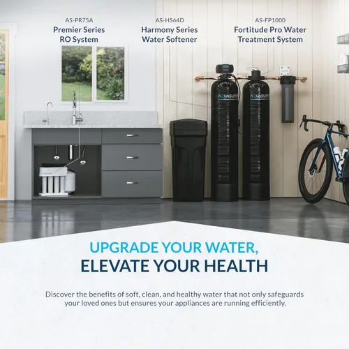 Miniatura 9 de Aquasure Harmony Series - Suavizador de agua de 48.000 granos para toda la casa con cabezal de control digital de alta eficiencia (48.000 granos)