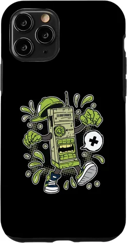 Miniatura 27 de Diseño de WalkieTalkie de dibujos animados para iPhone 16 para niños en estuche de estilo cómico