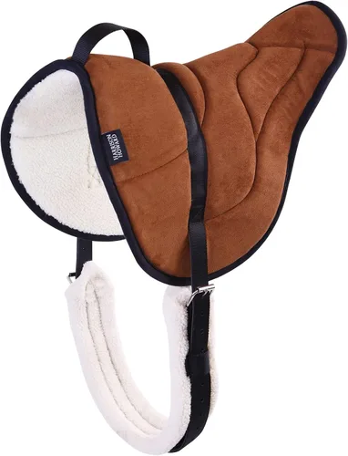 Miniatura 2 de Harrison Howard Almohadilla ecuestre para montar a caballo Almohadilla Bareback Pad con circunferencia