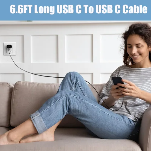 Miniatura 42 de Cargador USB C, carga rápida súper rápida de 25 W tipo C y cable de carga USB C de 6,6 pies para Samsung Galaxy S25/S25 Ultra/S25+/S24/S24