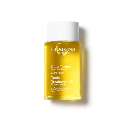 Miniatura 13 de Clarins Aceite de tratamiento corporal tónico Cuidado del embarazo de estrías La elasticidad de la piel se mejora después de 28 días* Firmas