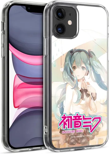 Miniatura 23 de Head Case Designs Licencia Oficial Hatsune Miku Gráficos Lindos Carcasa de Gel [Protección de Grado Militar] Compatible con Apple iPhone 7