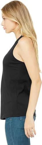 Miniatura 2 de Bella Canvas Camiseta sin mangas 6008 con espalda cruzada para mujer
