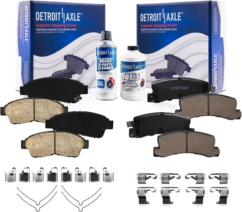 Miniatura 92 de Detroit Axle - Pastillas de Freno Delantero para Mercedes- Benz C230 C250 C300 SLK250, Pastillas de Freno Cerámica w/Reemplazo de Hardware