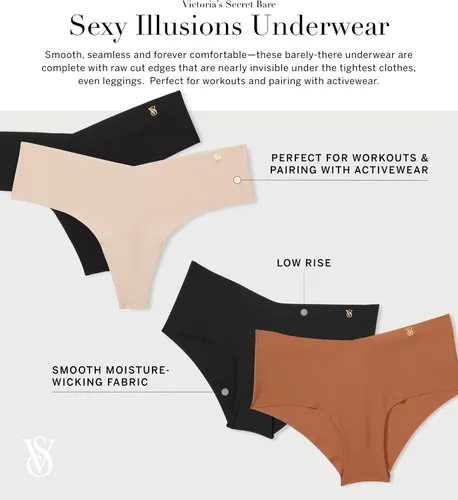 Miniatura 5 de Victoria's Secret Ropa interior suave que no se ve para mujer (XS-XXL)