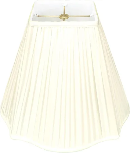 Miniatura 9 de Royal Designs Fancy Square Gather - Pantalla básica plisada para lámpara, beige, 5.75 x 14 x 11.75 pulgadas