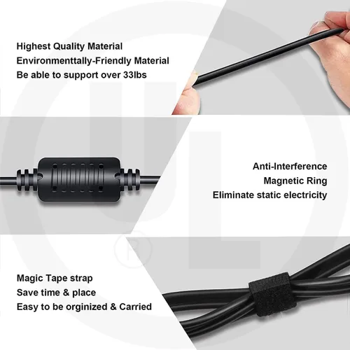 Miniatura 7 de Cargador para portátil de 45 W, 19,5 V, 2,31 A, compatible con HP 17 Laptop, Pavilion 17, Envy X360 17, HP Notebook 17, HP 17-by 17-AK 17-CA 17-BS