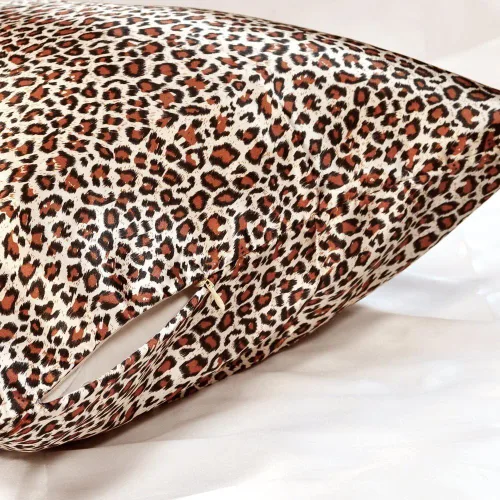 Miniatura 2 de TAOSON - Funda de almohada corporal de satén sedoso y suave, funda de almohada, protector de almohada, funda de cojín con cremalleras