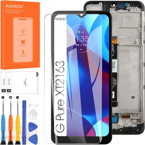 Pantalla para Motorola Moto G Pure Reemplazo de pantalla para Moto XT2163 Pantalla LCD XT-2163-4, XT2163-4, XT2163DL Pantalla táctil Digitalizador