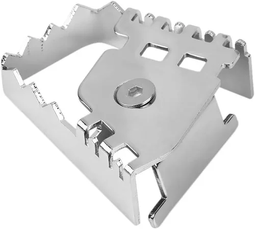 Acouto extensión de la palanca del freno trasero, motocicleta freno trasero extensión pedales de acero inoxidable ancho pie trasero palanca pedal