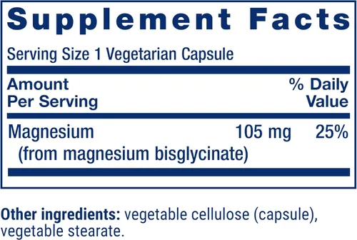 Miniatura 4 de Life Extension Glicinato de Magnesio, Salud Cardíaca, Salud Ósea, Apoyo para Nervios y Músculos, Altamente Absorbible, Sin Gluten, Sin OMG