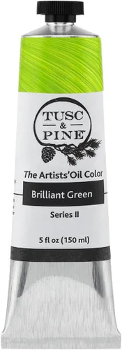 Miniatura 213 de Tusc & Pine Pintura al óleo Artist – Alizarin Crimson, 1.4 fl oz, sin amarilleo, consistencia rica y cremosa, carga máxima de pigmento, pinturas al