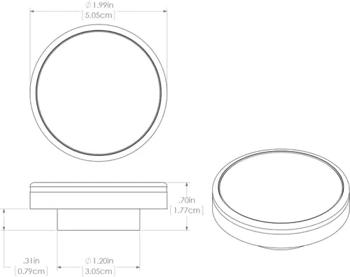 Miniatura 4 de Lumitec Luz de montaje empotrada cepillada con halo de 4