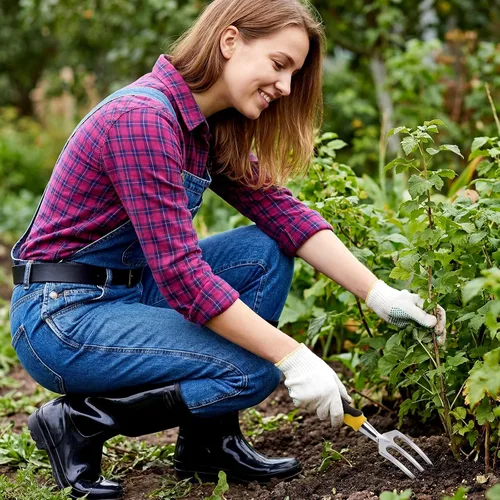 Miniatura 7 de Yaocom 12 piezas de rastrillos de mano, mini cultivador de jardín de alta resistencia, rastrillo pequeño de 11 pulgadas con mango para excavar