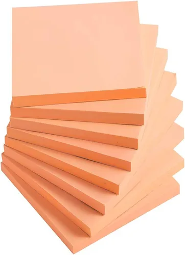 Vanpad Notas adhesivas de 3 x 3 pulgadas, almohadillas autoadhesivas de color rosa brillante, fáciles de publicar para el hogar, oficina, cuaderno,