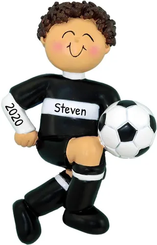 Miniatura 11 de Adornos de fútbol 3D para niño para árbol de Navidad, adorno de fútbol personalizado 2025, adornos de Navidad personalizados para niños, regalos