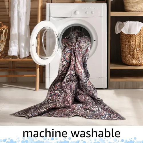 Miniatura 10 de Keen Home Design Alfombra de entrada de 2 x 3 pies, lavable a máquina con parte trasera antideslizante, ideal para entrada, cocina, baño, Multi