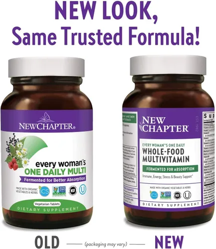 Miniatura 2 de New Chapter Every Woman's, One Daily Multi, Tabletas multivitamínicas, 306, 24 unidades, 1, 1