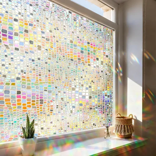 Miniatura 12 de Película reflectante para ventana, privacidad unidireccional, tinte de ventana para el calor del hogar y bloqueo UV, película de ventana con Negro