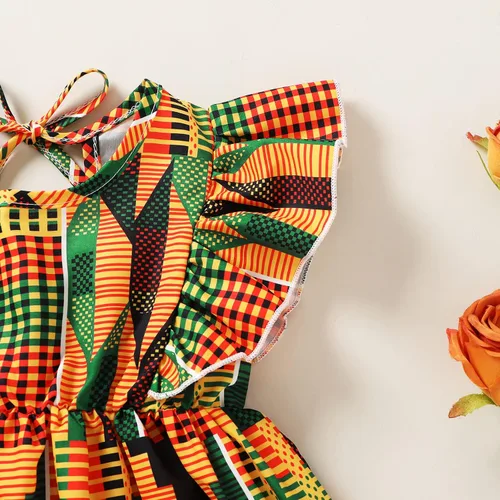 Miniatura 3 de YOUNGER TREE - Conjunto de ropa para bebé, diseño africano Dashiki Ankara