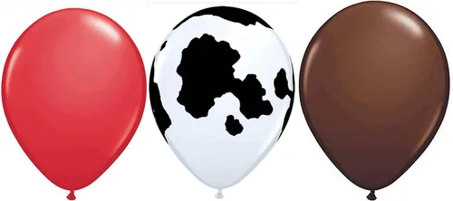 Miniatura 6 de Suministros para fiestas occidentales 3er cumpleaños vaquera vaquera salvaje oeste ramo de globos decoraciones