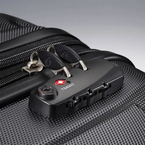 Miniatura 4 de Samsonite Omni - Juego de 3 piezas con accesorios para equipaje, Negro -, Equipaje rígido con ruedas