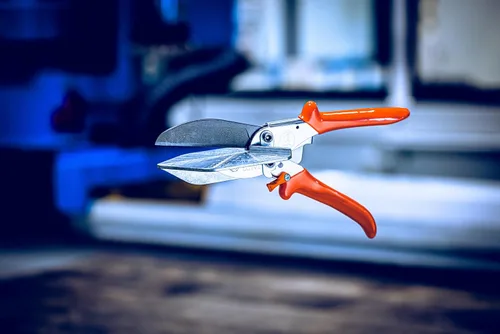 Miniatura 3 de Original LÖWE Tijeras de inglete 3.304/HÜ con transmisión de palanca y topes de 45°, para uso profesional en la industria y la artesanía, aptas