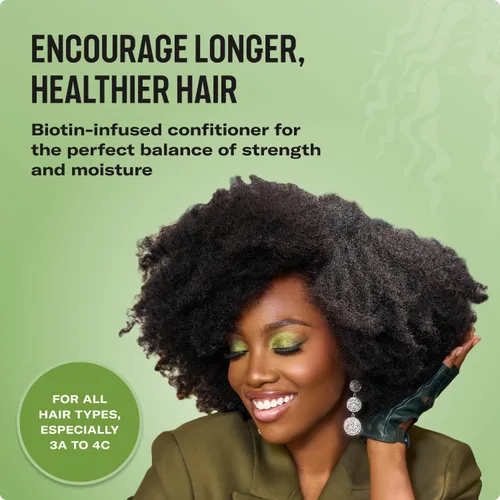 Miniatura 2 de Mielle Organics - Acondicionador capilar fortalecedor de romero y menta para mujeres y hombres - Acondicionador hidratante y desenredante infundido
