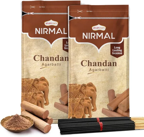 Miniatura 7 de Kesar Oudh - Varillas de incienso – Paquete de 2 varillas de incienso, 200 varitas de incienso de azafrán y madera de agar