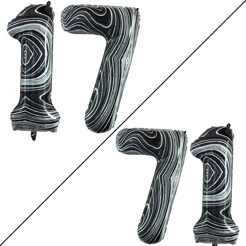 Miniatura 436 de Goer, conjunto de globos de papel aluminio para decoraciones de cumpleaños, globos de las letras de feliz cumpleaños y de números Oro