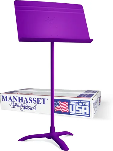 Miniatura 8 de Manhasset Soporte de música para partituras - Modelo 48 Symphony - Soporte Manhasset duradero y duradero - Altura ajustable - 26" a 48" - Fabricado