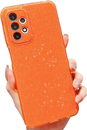 Miniatura 20 de MINSCOSE Funda compatible con Samsung Galaxy A14 5G, bonita funda delgada con purpurina fina, a prueba de golpes, de TPU para mujeres y niñas