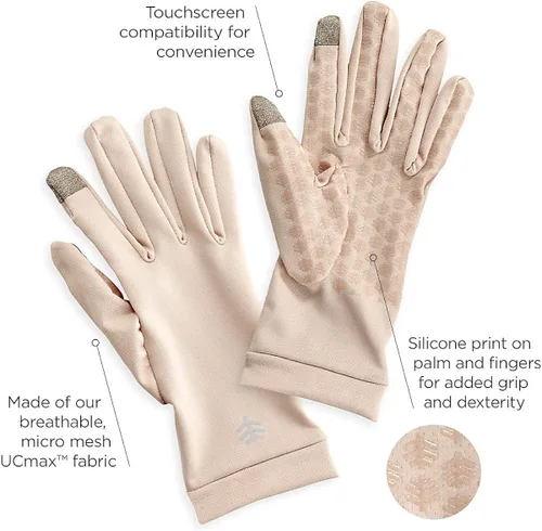 Miniatura 3 de Coolibar UPF 50 Gannett - Guantes UV para hombre protección solar