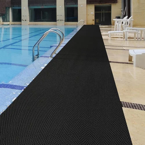 WLWLEO Alfombra de piscina para cubierta antideslizante alfombrillas de drenaje 3x10 pies PVC resistente alfombrillas antideslizantes antifatiga
