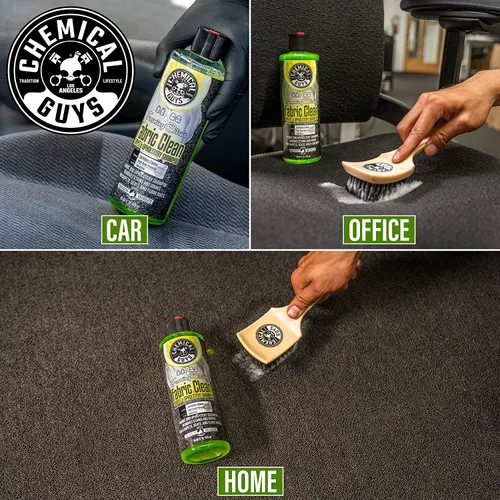 Miniatura 6 de Chemical Guys CWS2031602 Fabric Clean - Champú de espuma cítrica para alfombras y tapicería + eliminador de olores (autos, asientos y tapetes)