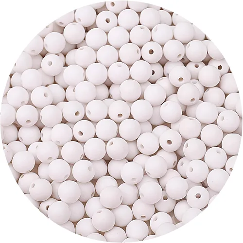 Miniatura 73 de BONNY BOXX 2000 piezas 4 mm cuentas redondas de acrílico de zafiro suave, bolas de plástico de chicle de burbujas, cuentas gruesas de bolas